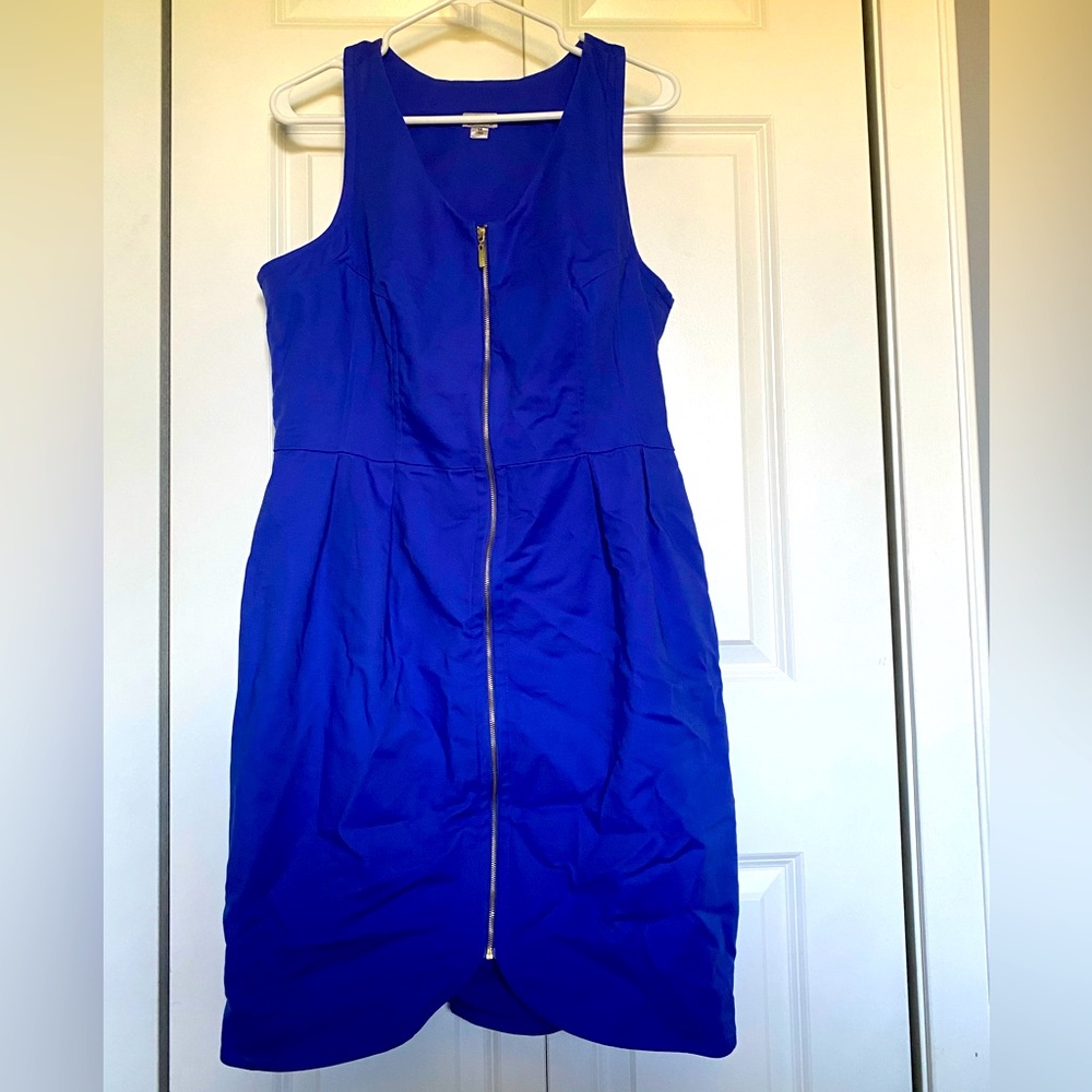 Royal Blue Worthington Zipper Dress Sz. 14